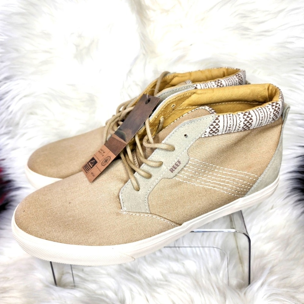Reef Outhaul high top sneakers | khaki | size 12 | NWT!